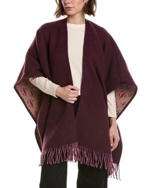 Jimmy Choo Wool-Blend Wrap - Purple