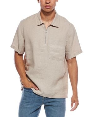 Vince 1/4-Zip Shirt - Grey