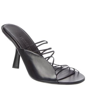 Ferragamo Altaire Strappy Leather Sandal - Grey