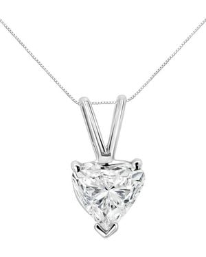 Haus of Brilliance 14K 0.40 Ct. Tw. Diamond Pendant Necklace - White