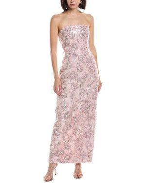 MILLY Jasmine Midi Dress - Pink