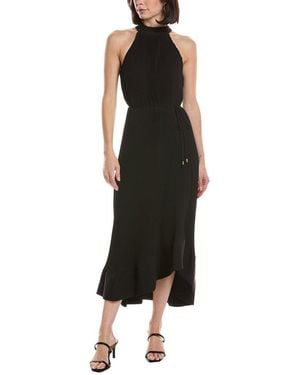 MILLY Nalani Midi Dress - Black