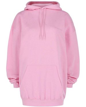Balenciaga Oversized Logo Hoodie - Pink