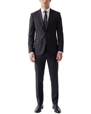 Canali 2Pc Wool Suit - Black