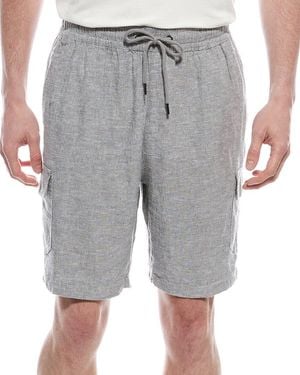 Mr. Swim Mr.Swim Linen-Blend Short - Gray