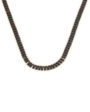 Crystal Haze Jewelry 18K Plated Cz Statement Necklace - Metallic