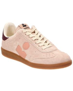 Isabel Marant Logo Suede Trainer - Pink