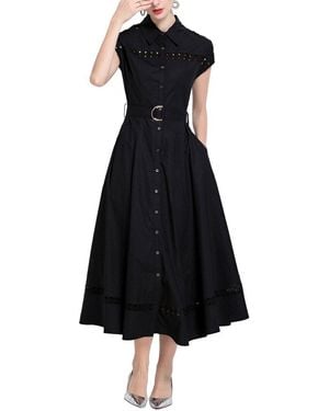 Vincent Midi Dress - Black