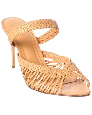 Alexandre Birman Agatha 85 Leather Sandal - Natural