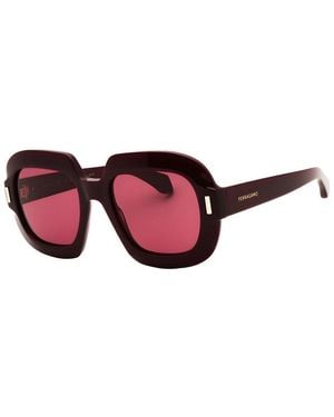 Ferragamo 54Mm Sunglasses - Red