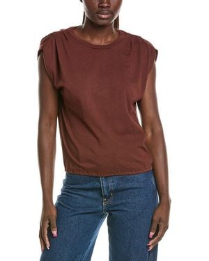 Michael Stars Luca Bubble T Shirt - Red