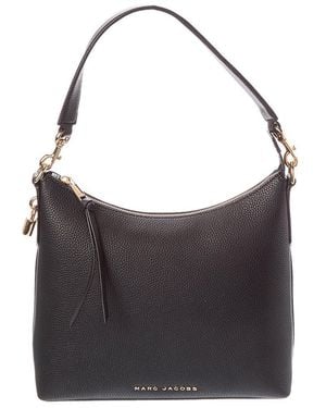 Marc Jacobs Drifter Large Leather Hobo - Black