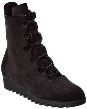 Arche Lombox Suede Bootie - Black