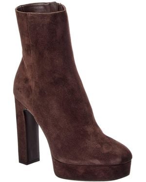 Jimmy Choo Marene 120 Suede Bootie - Purple