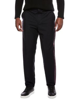 Valentino Wool & Mohair-Blend Trouser - Black