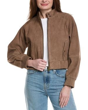 Walter Baker Bowie Suede Jacket - Brown