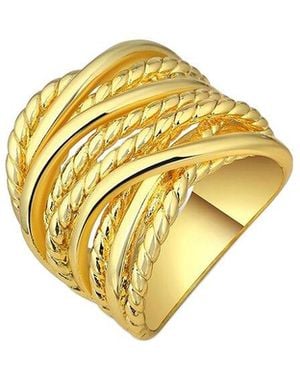 Liv Oliver 18K Plated Ring - Metallic