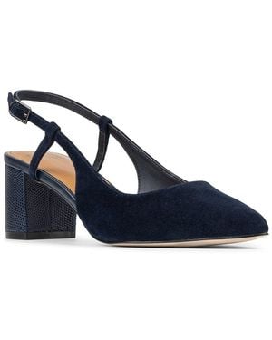 Donald J Pliner Shanie Suede Slingback - Blue