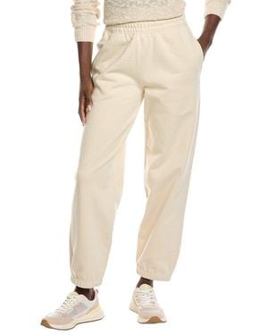 Burberry Check Sweatpant - Natural