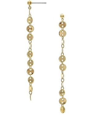 Rivka Friedman 18K Plated Dangle Earrings - White