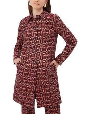 Trina Turk Asher Coat - Red