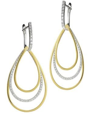 Reiss 14K 0.66 Ct. Tw. Diamond Earrings - Metallic