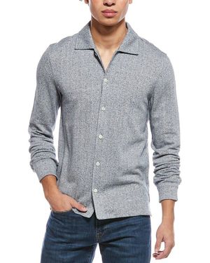 Todd Synder X Champion Knit Jacquard Linen-Blend Shirt - Grey