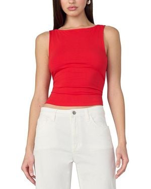 Joe's Jeans The Boatneck Tank Top - Red