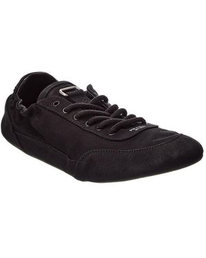Prada Logo Canvas Trainer - Black