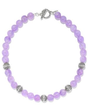 Samuel B. 355.00 Ct. Tw. Amethyst Necklace - Pink