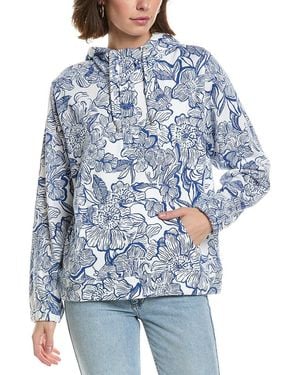 Lilly Pulitzer Chiara Hoodie Pullover - Blue