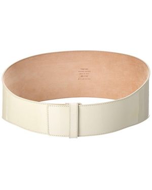 Tom Ford Patent Belt - Natural