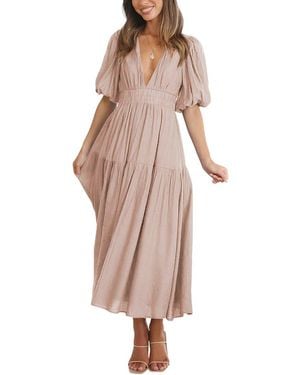 ENJOY PETRA Maxi Dress - Pink