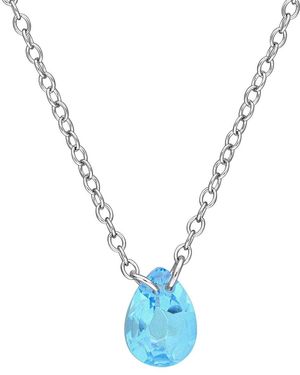 Rina Limor 0.80 Ct. Tw. Swiss Topaz Solitaire Necklace - Blue