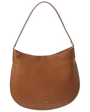 Vince Helena Leather Hobo - Brown