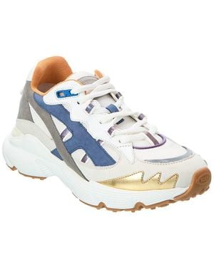 Tod's Mesh & Leather Sneaker - White