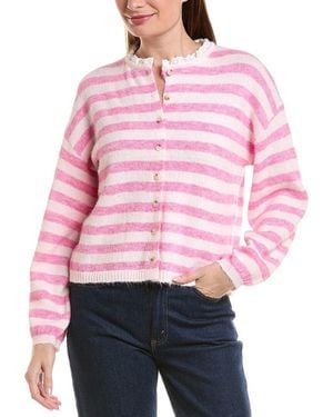 ANNA KAY Walence Cashmere-Blend Cardigan - Red