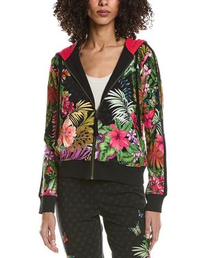 Johnny Was Zip Front Hoodie - Multicolour
