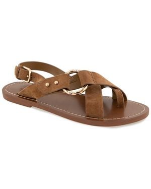 Rebecca Minkoff Jayla Suede Sandal - Brown