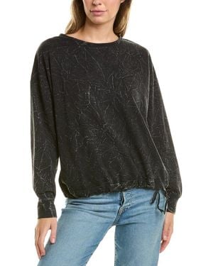 XCVI Wearables Dottie Sweatshirt - Black