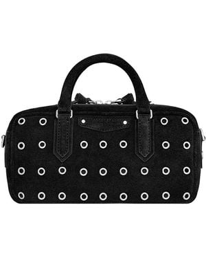 Rebecca Minkoff Industry Bowler Leather Handheld - Black