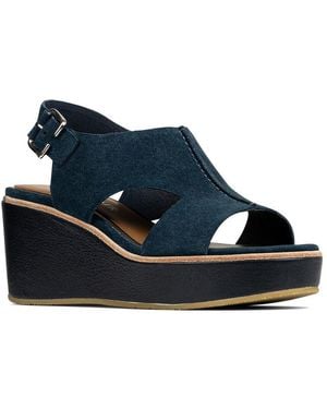 Donald J Pliner Aree02 Suede Sandal - Blue