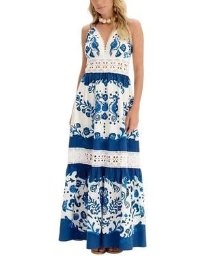 Emma way Maxi Dress - Blue