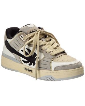 Palm Angels Venice Suede Trainer - White