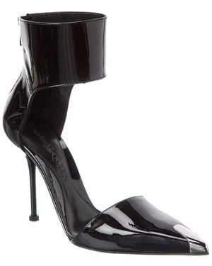 McQueen Punk Patent Pump - Black