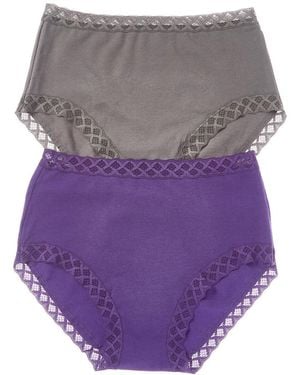 Natori 2Pk Bliss Full Brief - Purple