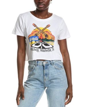 Prince Peter Nashville Broadway Crop T-Shirt - White