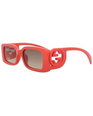 Gucci 54Mm Sunglasses - Red