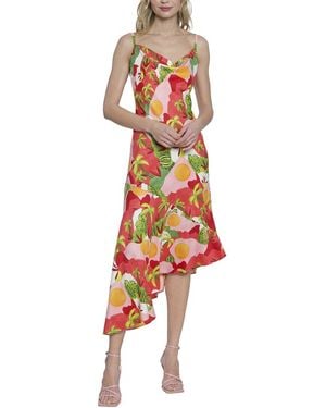 Donna Morgan Midi Dress - Red