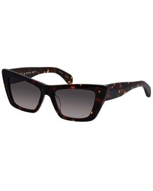Rag & Bone 1068 53Mm Sunglasses - Black